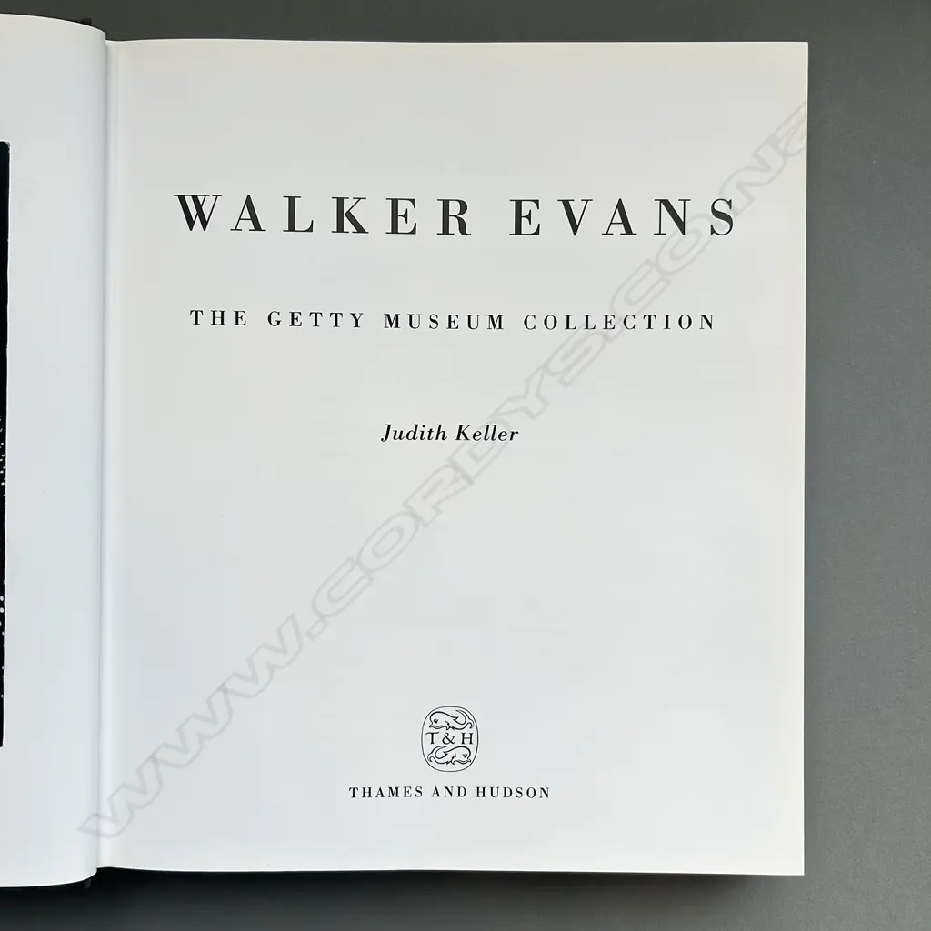 WALKER EVANS: THE GETTY MUSEUM COLLECTION Image 1++